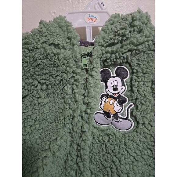 NEW Disney Baby Outfit 18 M Mickey Mouse 3 Piece Clothes - Picture 3 of 16